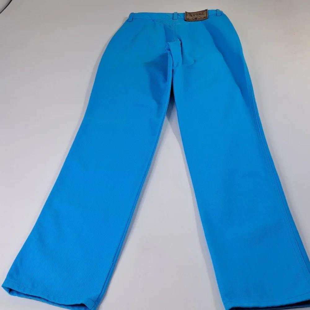 Rockies Robin Egg Blue High-Rise Western Jeans Waist 26" Inseam 37 - Picture 12 of 16